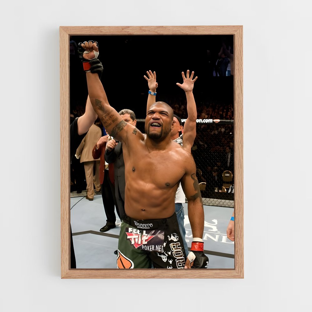 Poster Quinton de rampage – affiche MMA (vue 4)